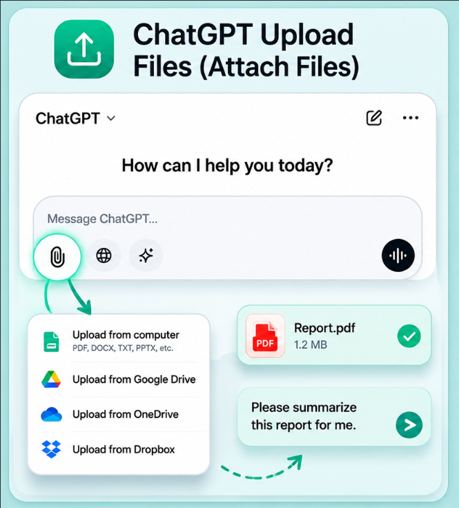 How to Upload Images and Files in ChatGPT