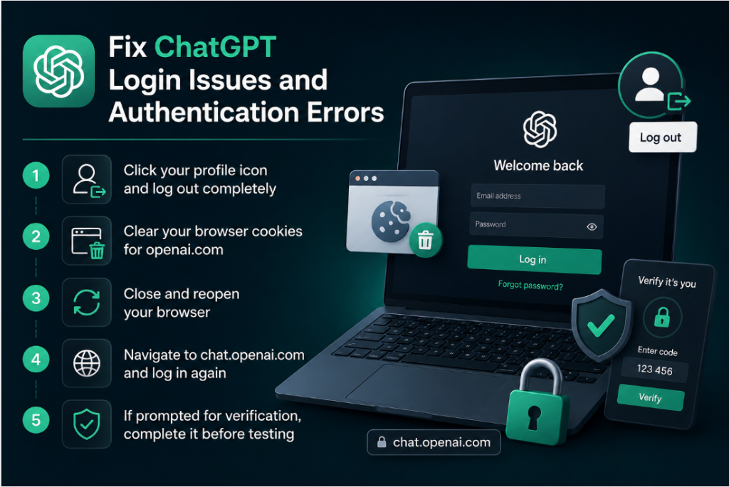  Fix ChatGPT Login Issues and Authentication Errors