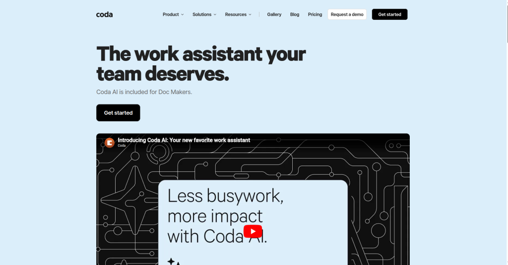 1. Coda AI — Best Overall for Teams