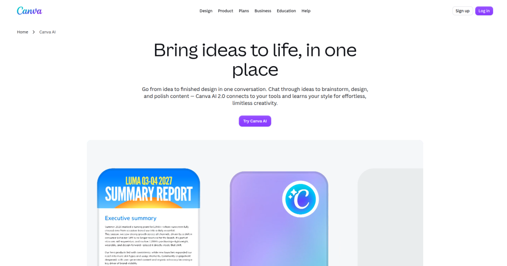 Canva AI (Magic Studio)