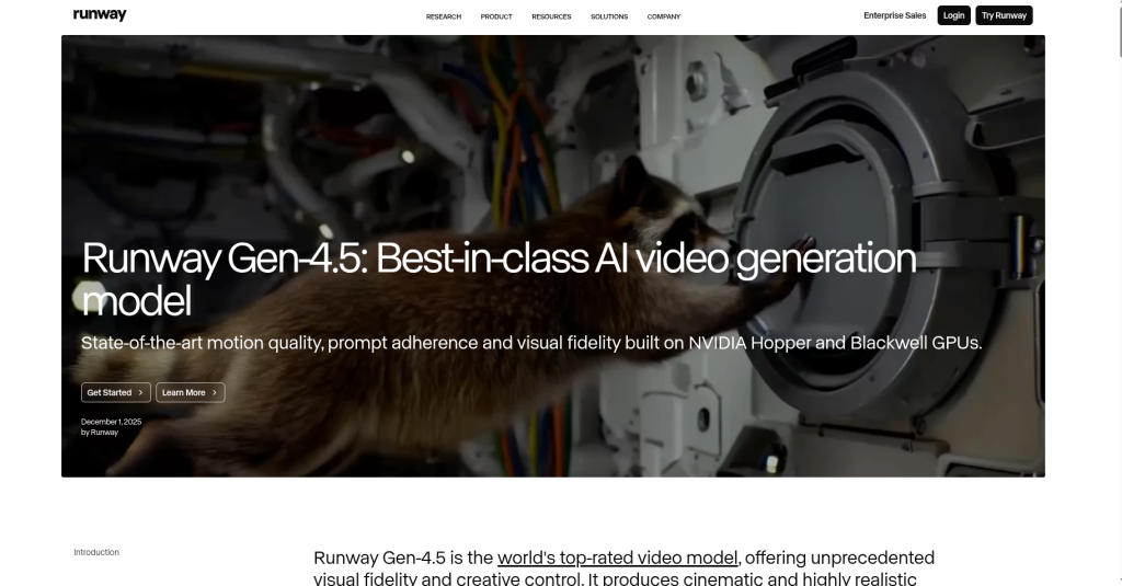 What Is Runway Gen-4.5?